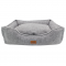 15855 MIA PREMIUM меко легло 60x45x20H см сиво